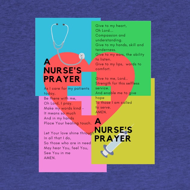 A Nurse's Prayer Tshirt by IU99